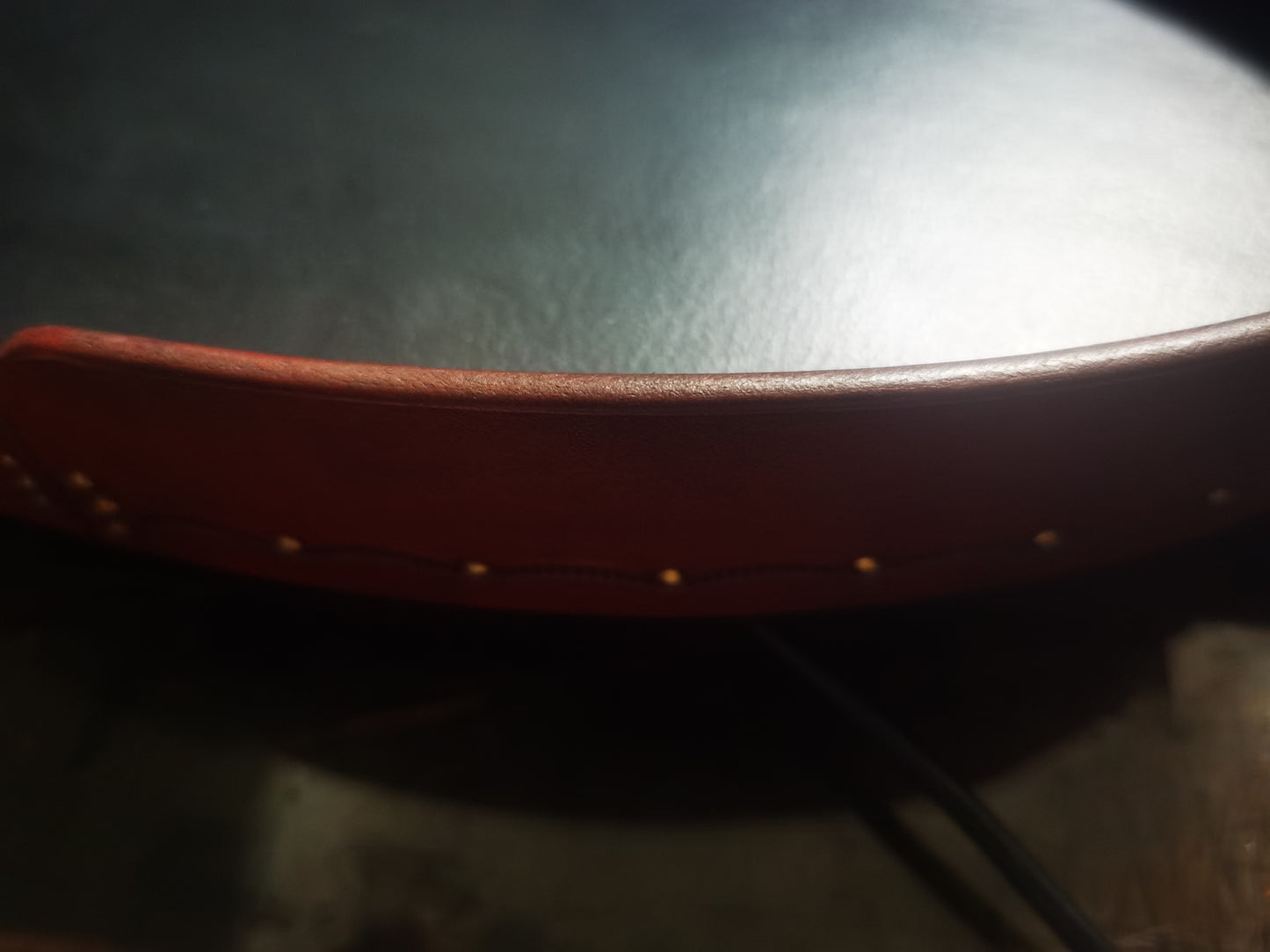 Handmade custom leather tray