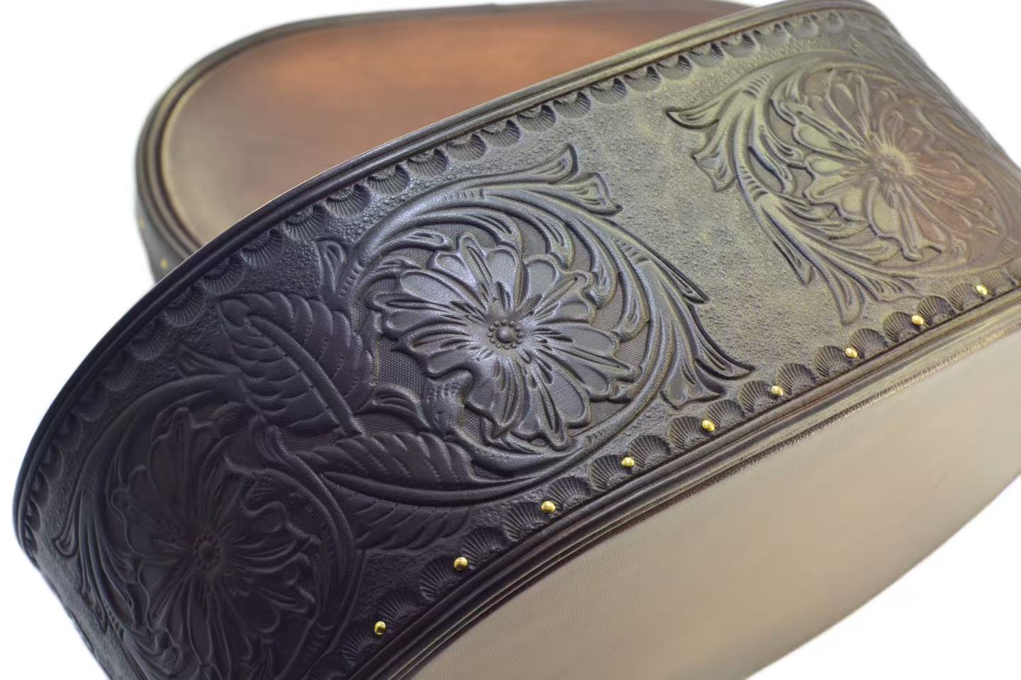 Handmade leather, storage box, jewelry, tea bag, portable