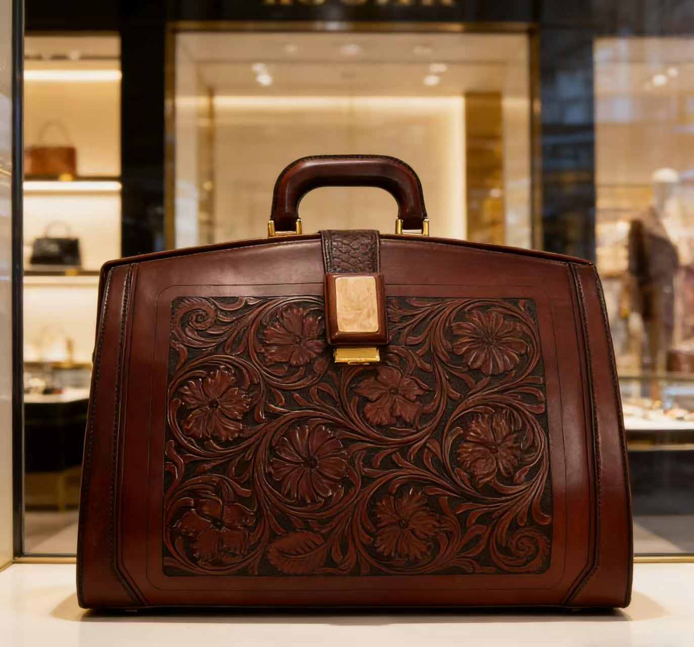 Handmade leather bag