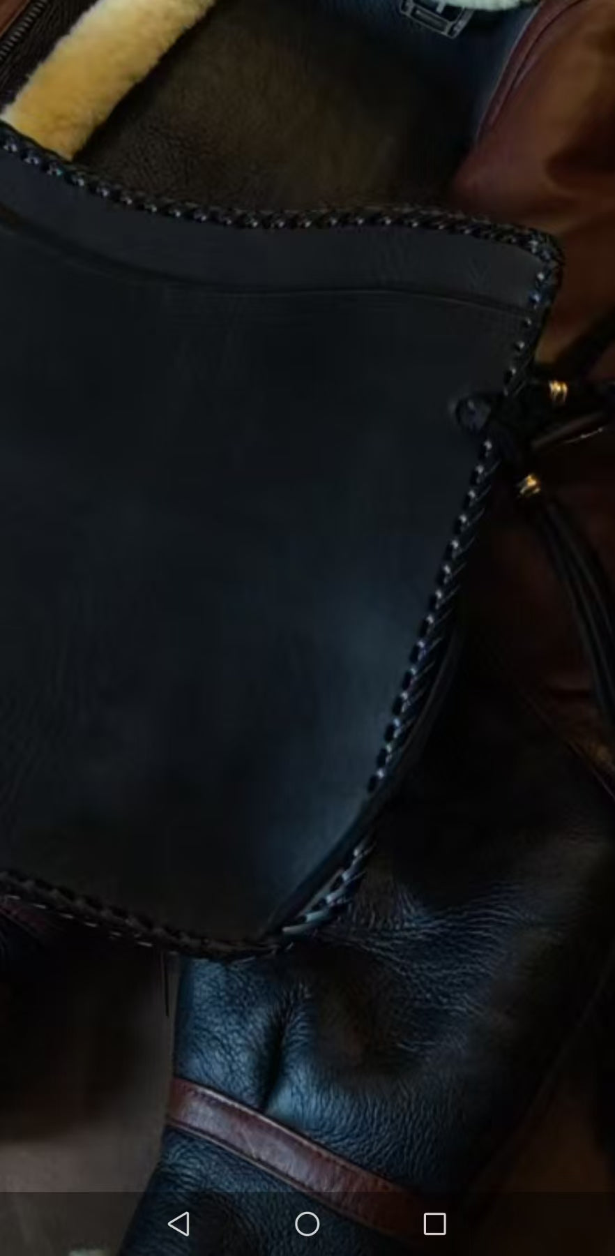 Handmade custom western vintage leather crossbody bag